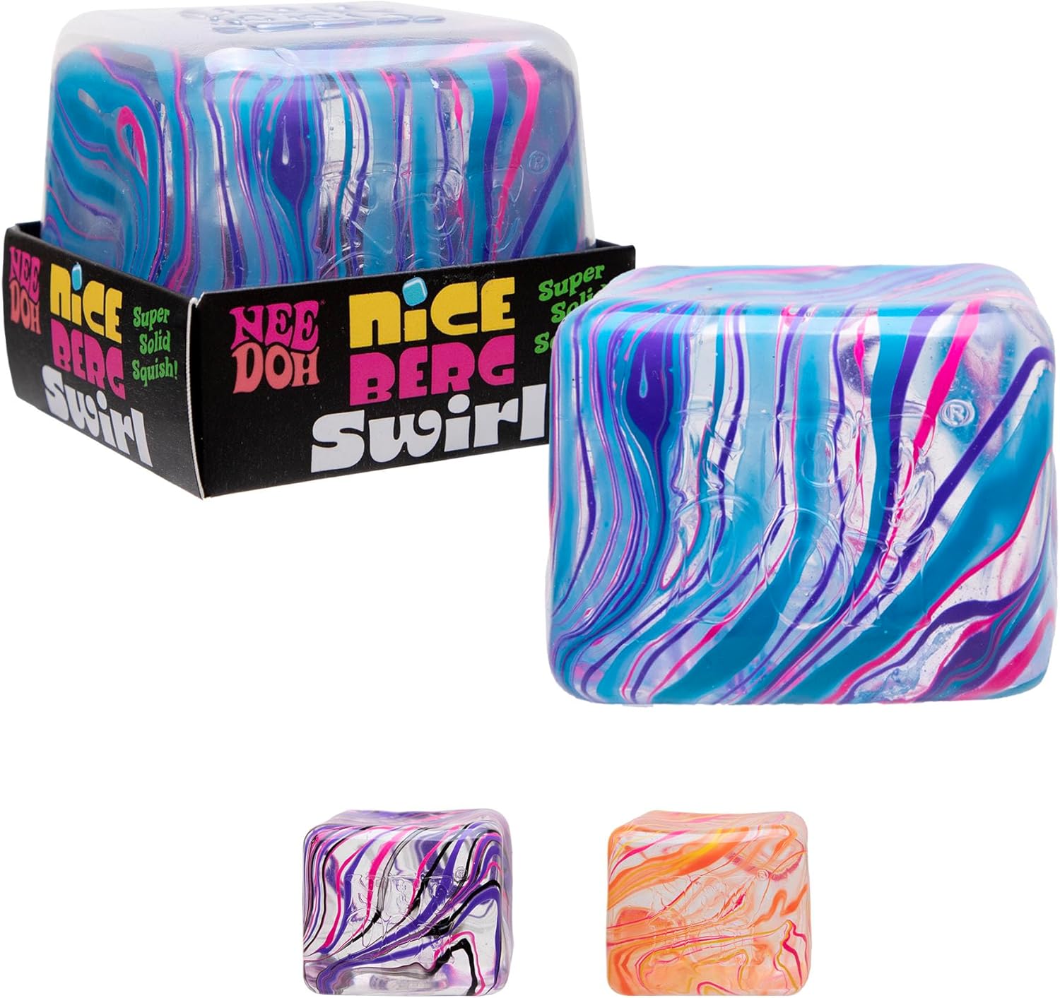 Schylling NeeDoh Swirl Nice Berg - Jumbo Squishy Squeezy Fun - Colors May Vary - Image 2