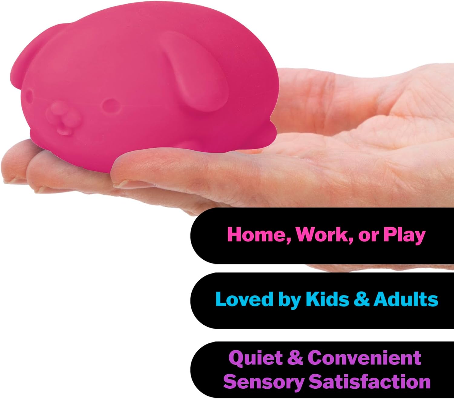 Schylling NeeDoh Funky Pups – Squishy Sensory Toy – Soft Dough Filling – Ages 3 and Up - Color May Vary; One Dog Per Pack - Image 3